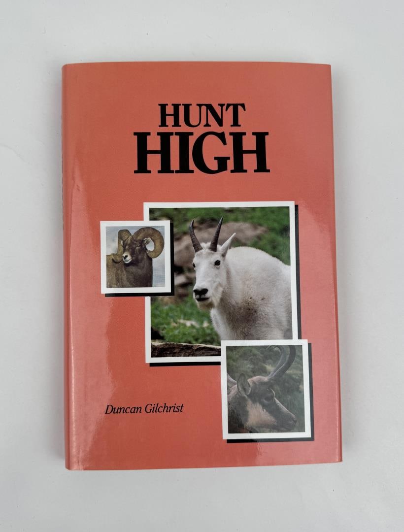Hunt High for Rocky Mountain Goats Author Signed (1 of 7)