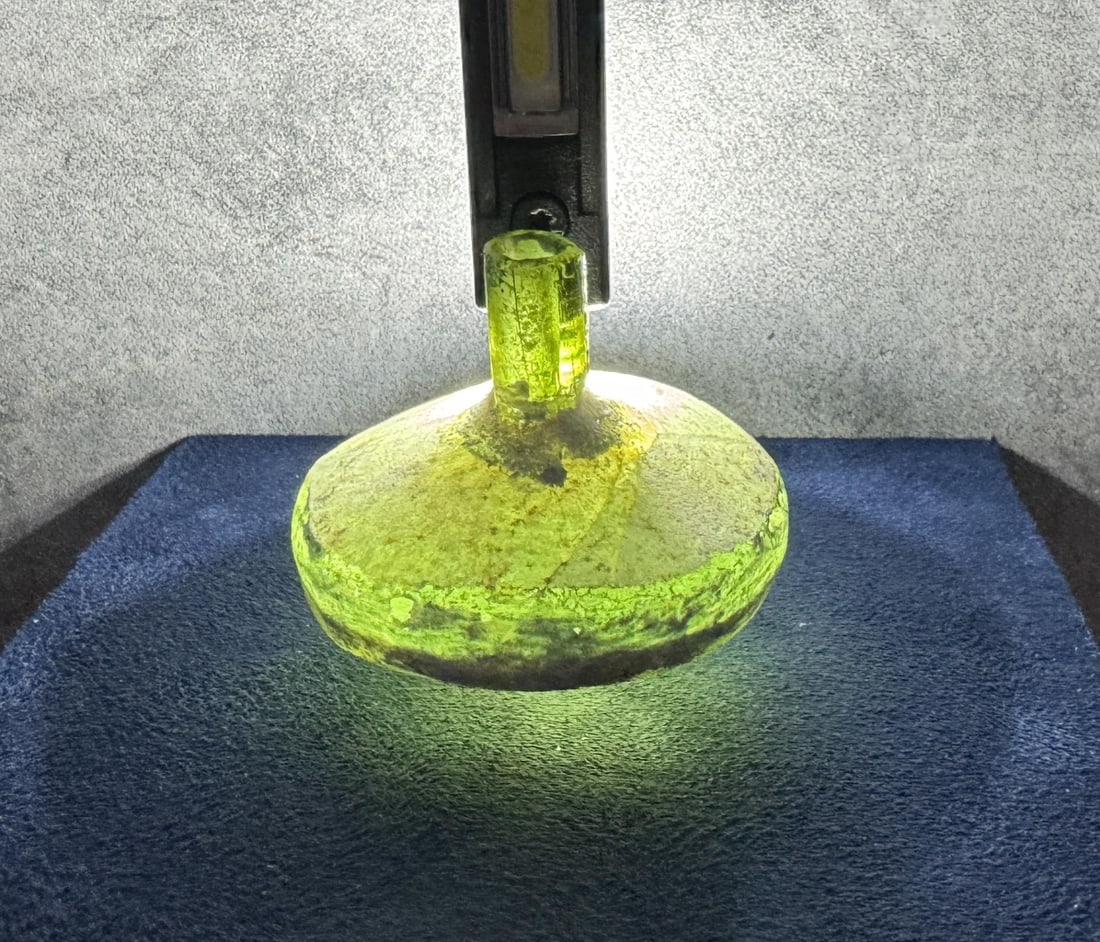 Time of Christ Ancient Roman Bottle Olive Green (1 of 7)