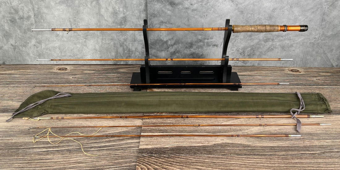 South Bend 346 8 1/2' Bamboo Fly Fishing Rod (1 of 10)