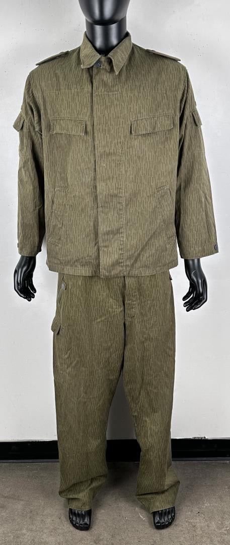 East German Army Strichtarn Camo Uniform: Nice set.