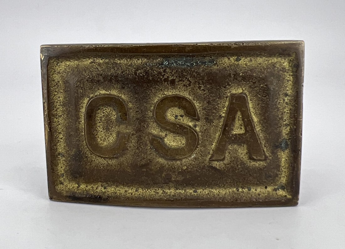 Bronze Civil War CSA Belt Buckle (1 of 3)