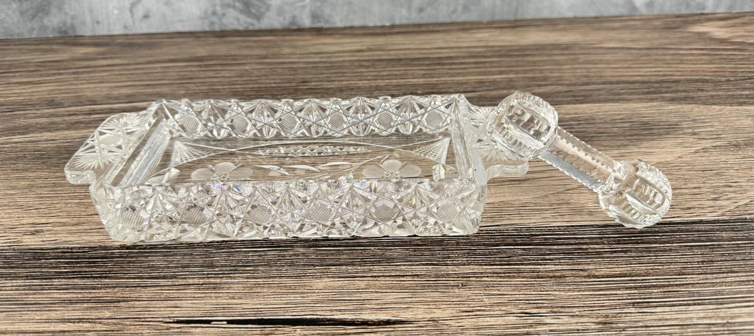 Antique Cut Glass Tableware: Nice grouping.