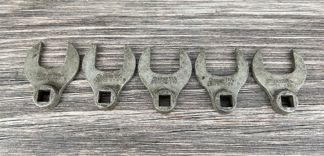 Snap On Crowfoot Open End Wrenches (1 of 3)