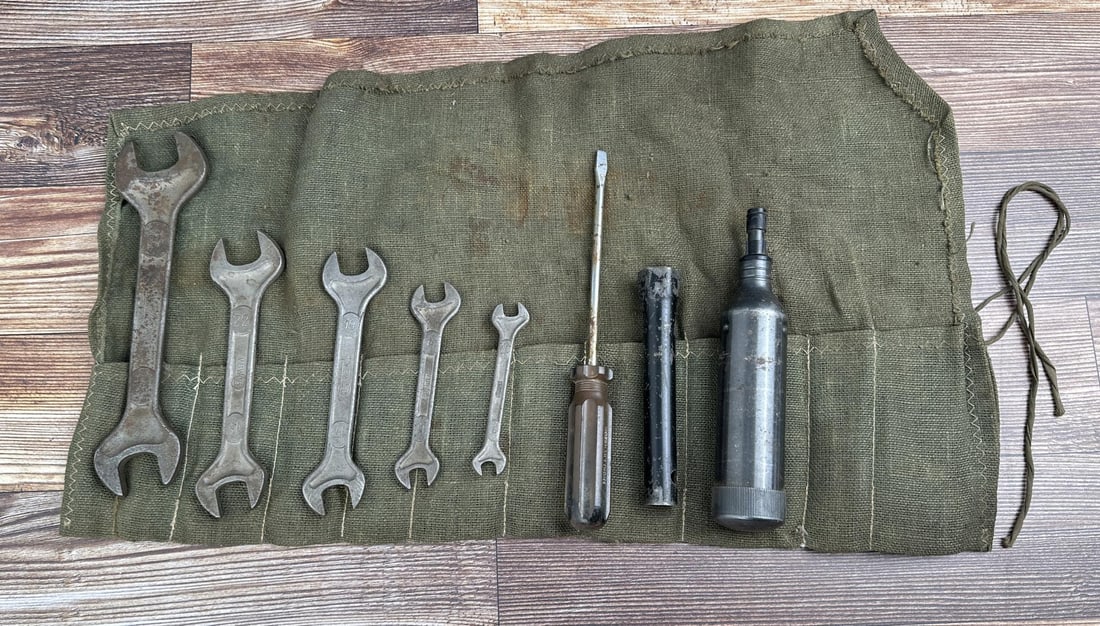 1950s German Automobile Tool Roll Kit (1 of 9)
