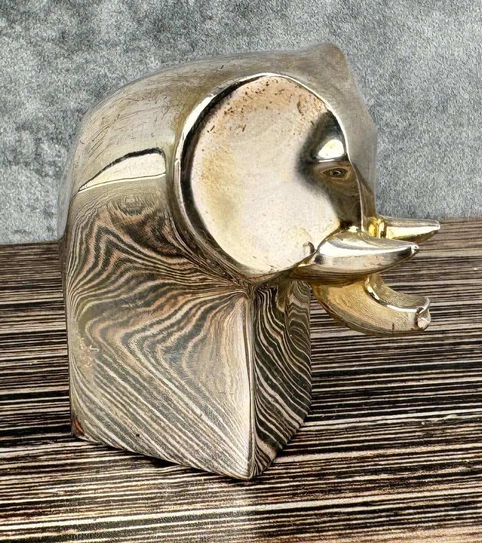 Mid Century Dansk Elephant Paperweight (1 of 4)