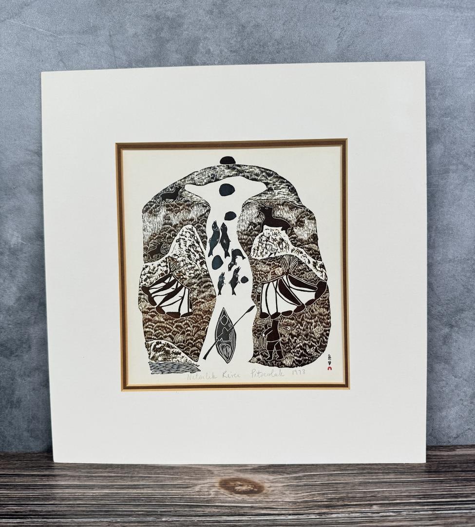 Pitseolak Ashoona Netsilik River Print (1 of 5)