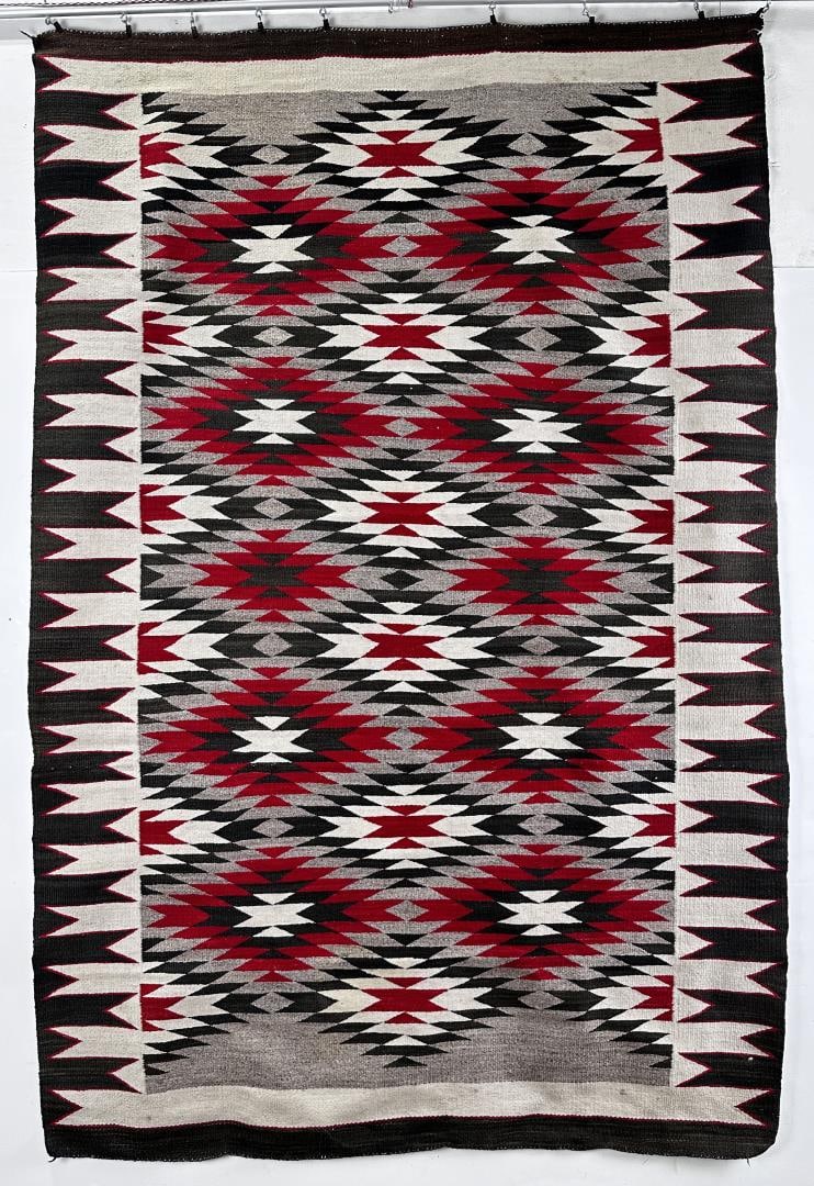 Navajo Indian Blanket Rug Ganado Eye Dazzler (1 of 3)