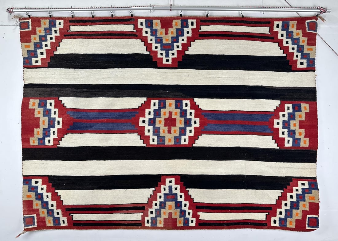 Navajo Indian Third Phase Chief's Blanket (1 of 3)