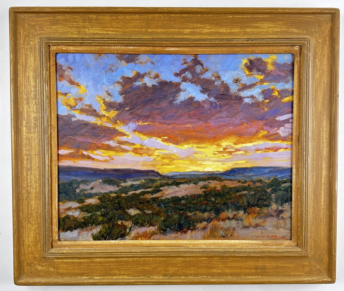 Jean J Perry Oil on Canvas Colorado Painting (1 of 6)