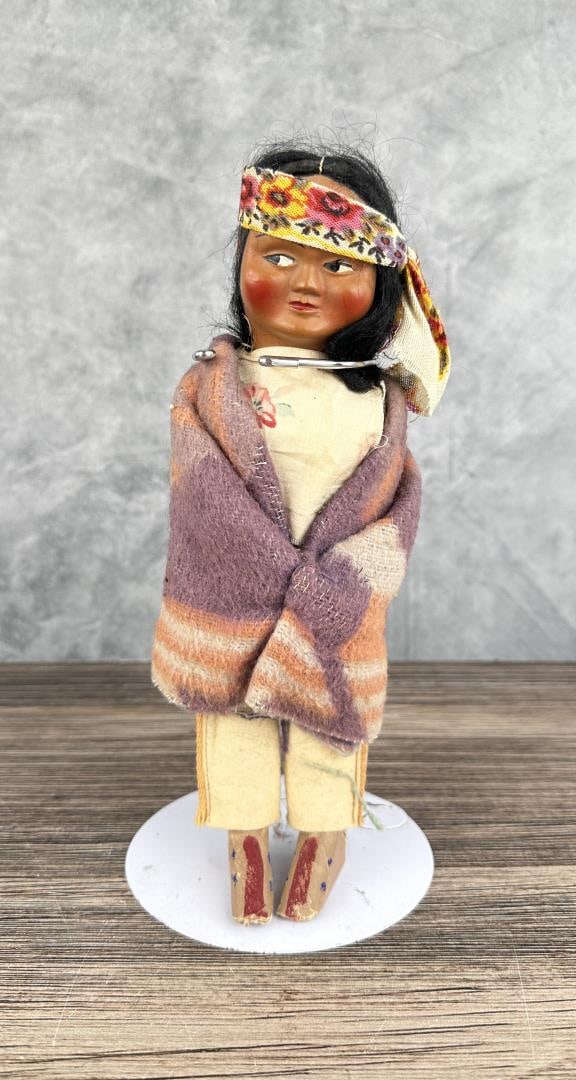 Native American Indian Skookum Doll (1 of 4)