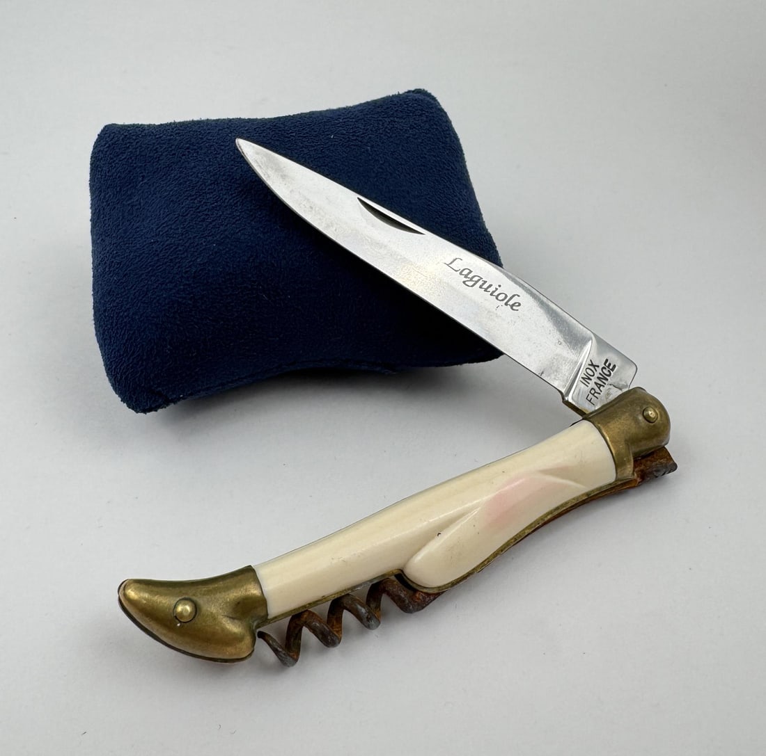Laguiole France Inox Pocket Knife Corkscrew (1 of 4)