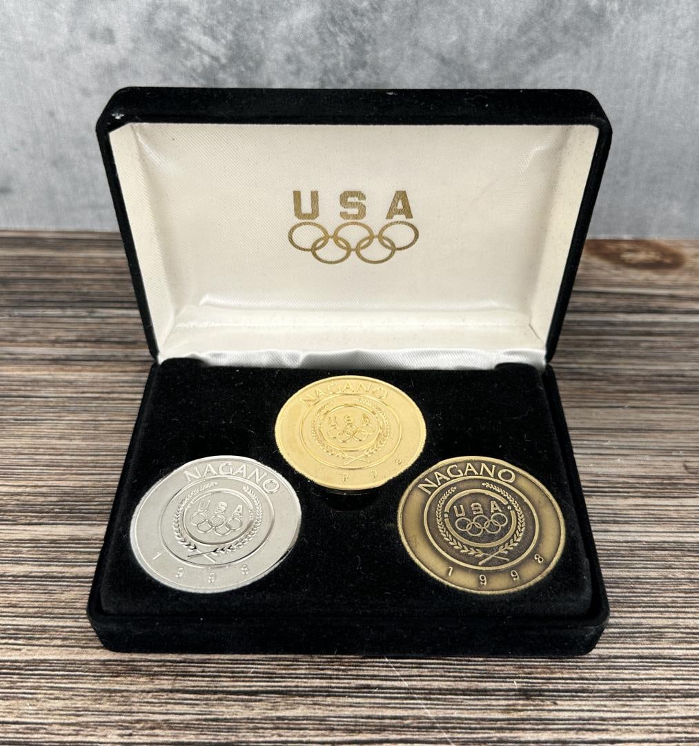 1998 Nagano Winter Olympics Medal Set (1 of 4)