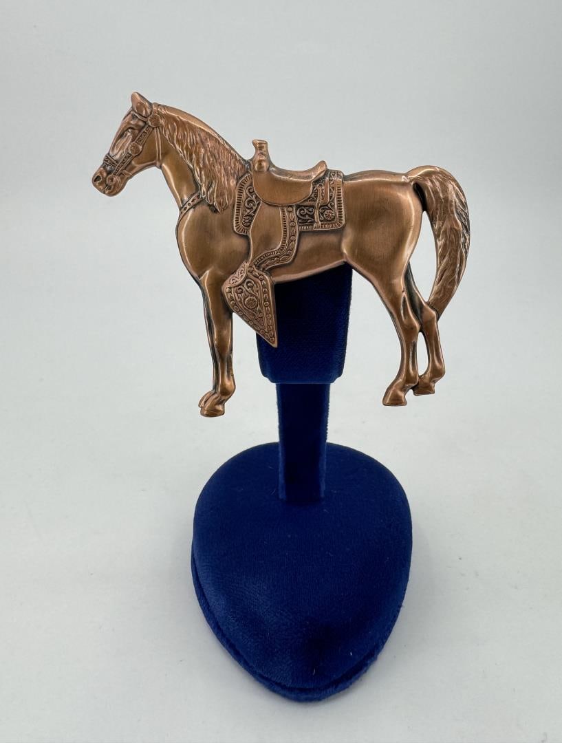 1950s Trading Post Copper Horse Brooch (1 of 3)