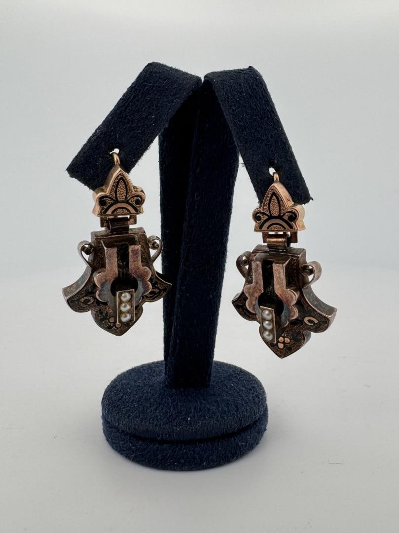 10k Gold Victorian Earrings (1 of 4)