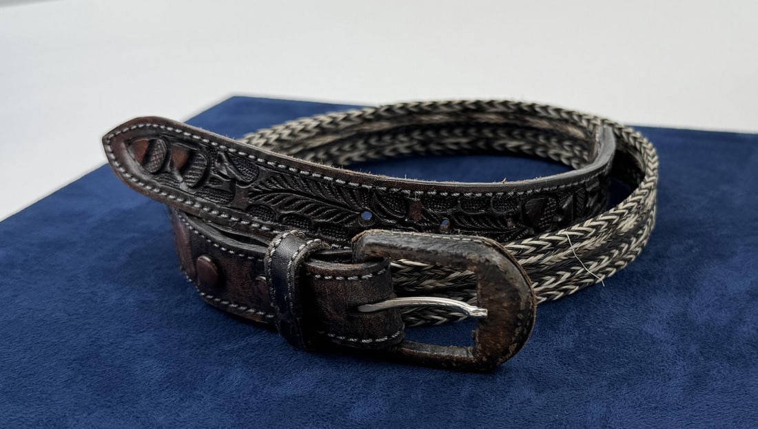 Cowboy Horsehair Belt: Size 36
