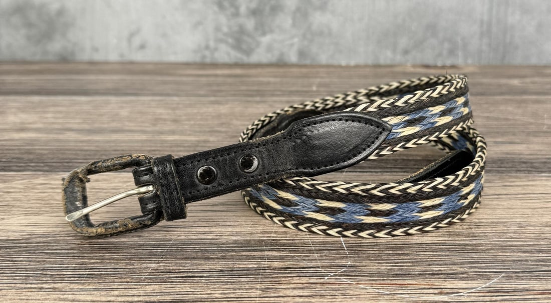 Cowboy Horsehair Belt: Size 42