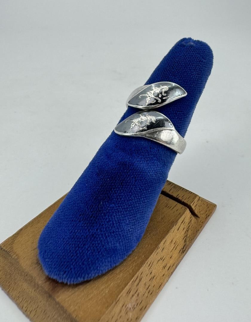 Siam Sterling Silver Ring: Size 5 3/4
