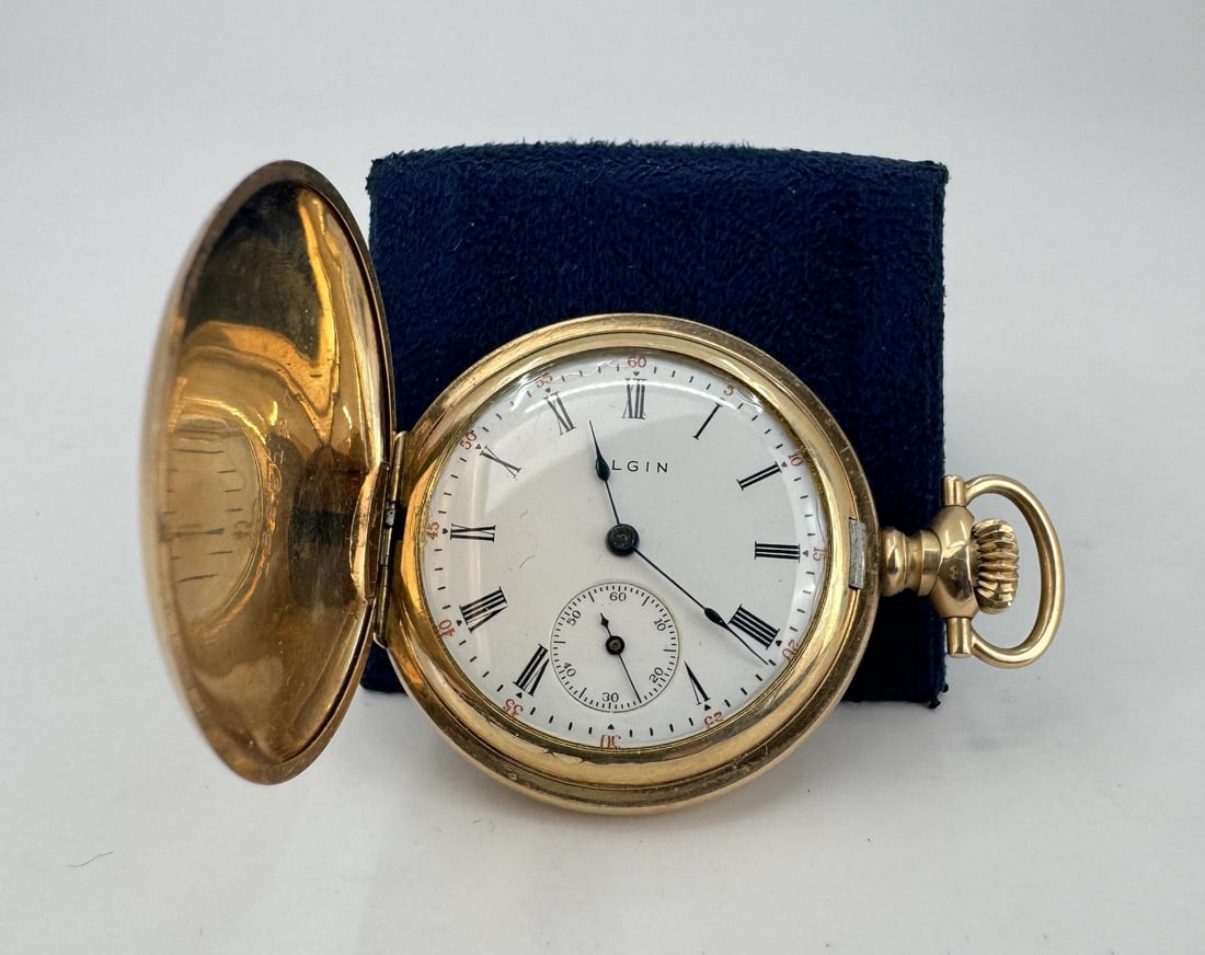 Antique Elgin Model 2 Pocket Watch (1 of 9)