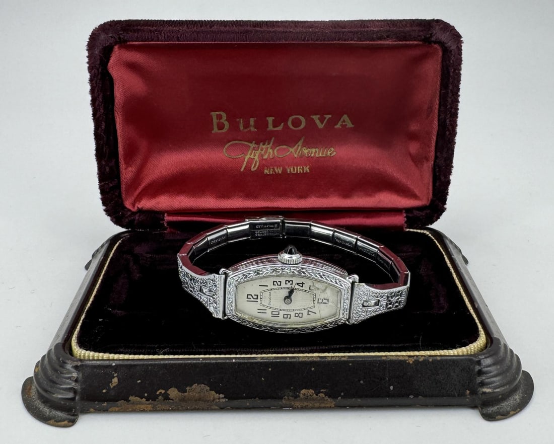 Bulova 14k Gold Filled Ladies Watch: Running.