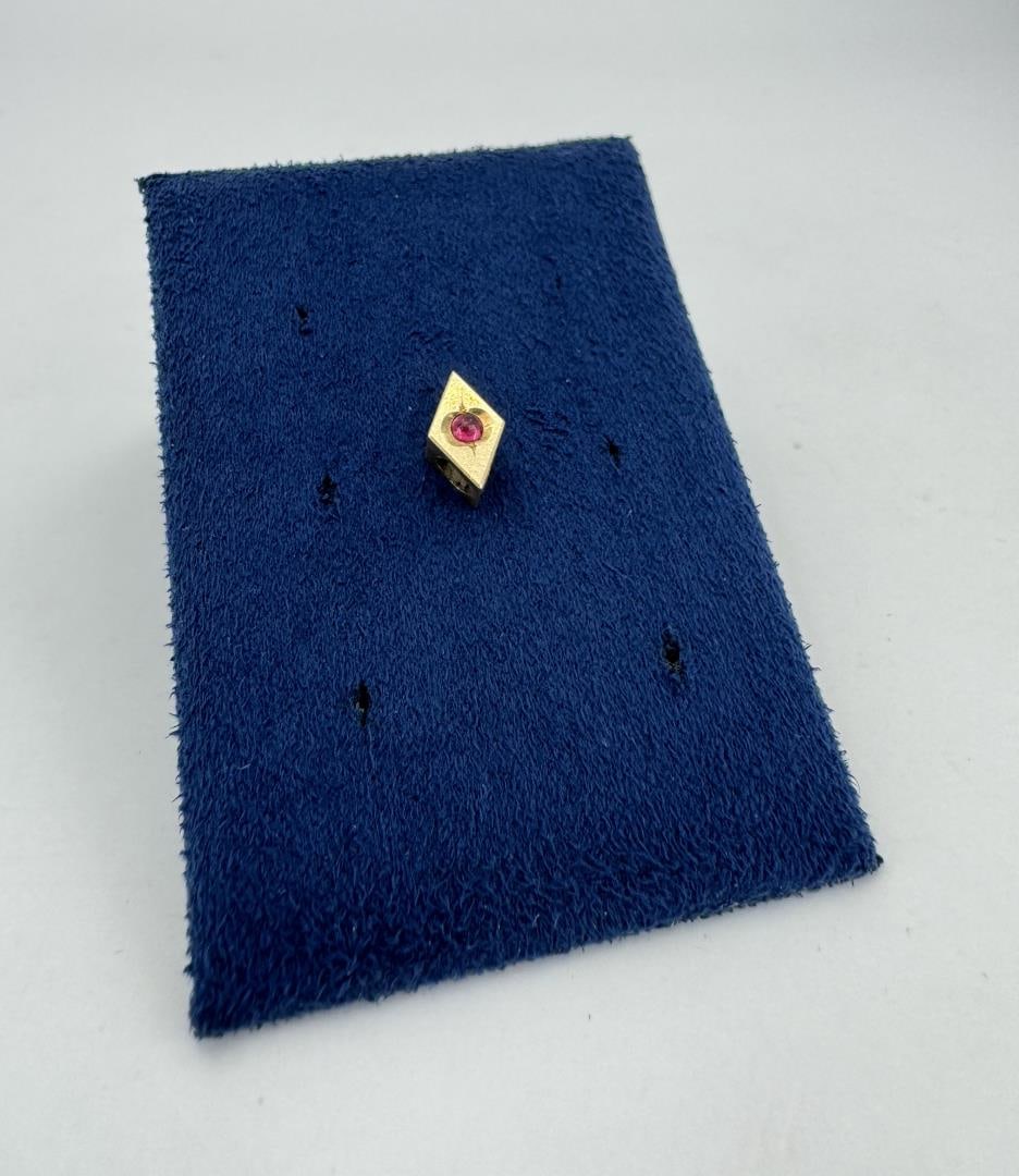 10K Gold Ladies Pocket Watch Chain Slide (1 of 3)