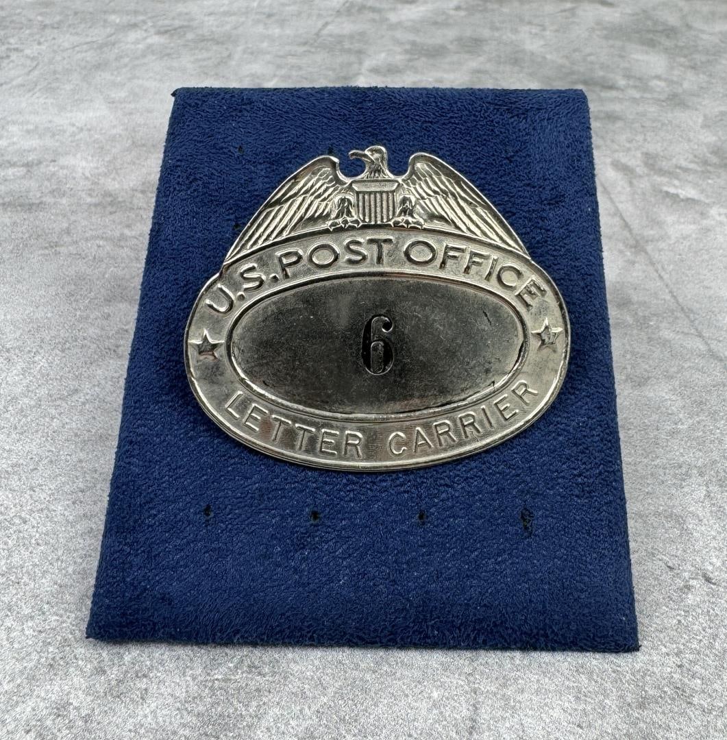 U.S. Post Office Letter Carrier Badge (1 of 3)