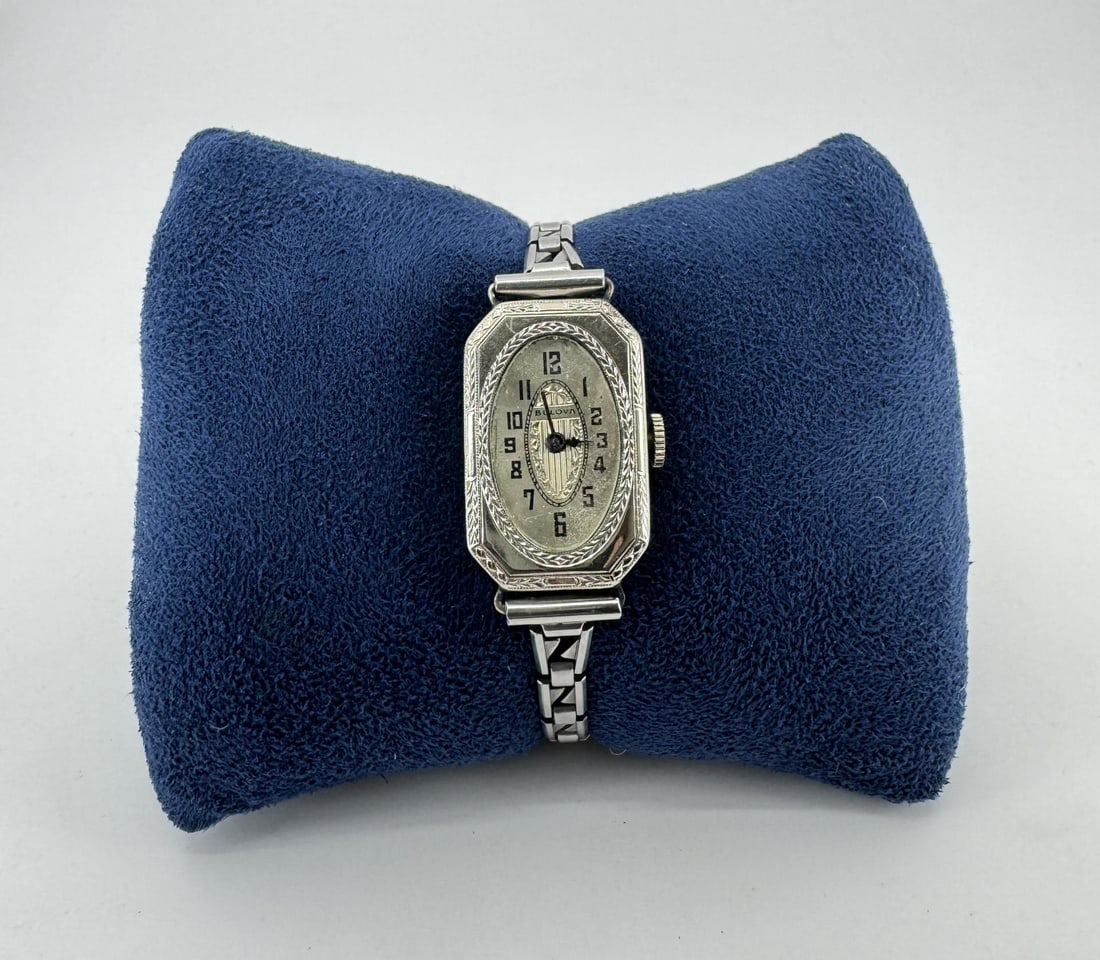 Art Deco Bulova Gold Filled Watch: Working.