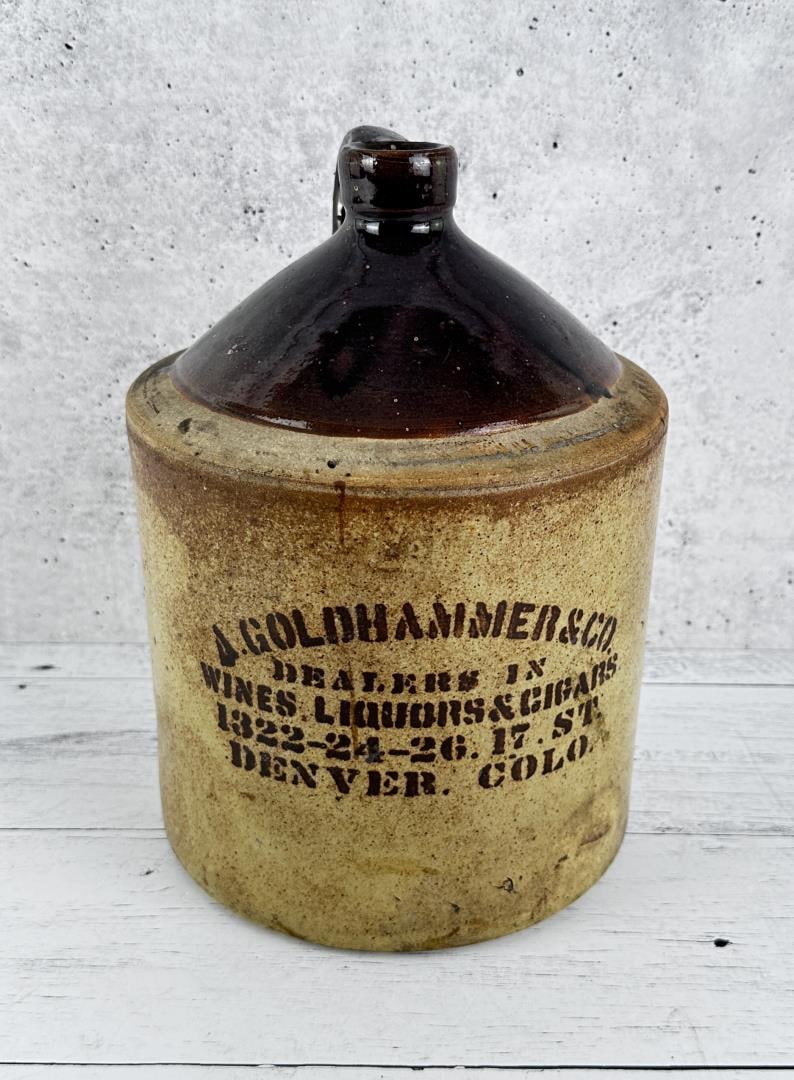 A. Goldhammer Denver Colorado Whiskey Jug (1 of 5)