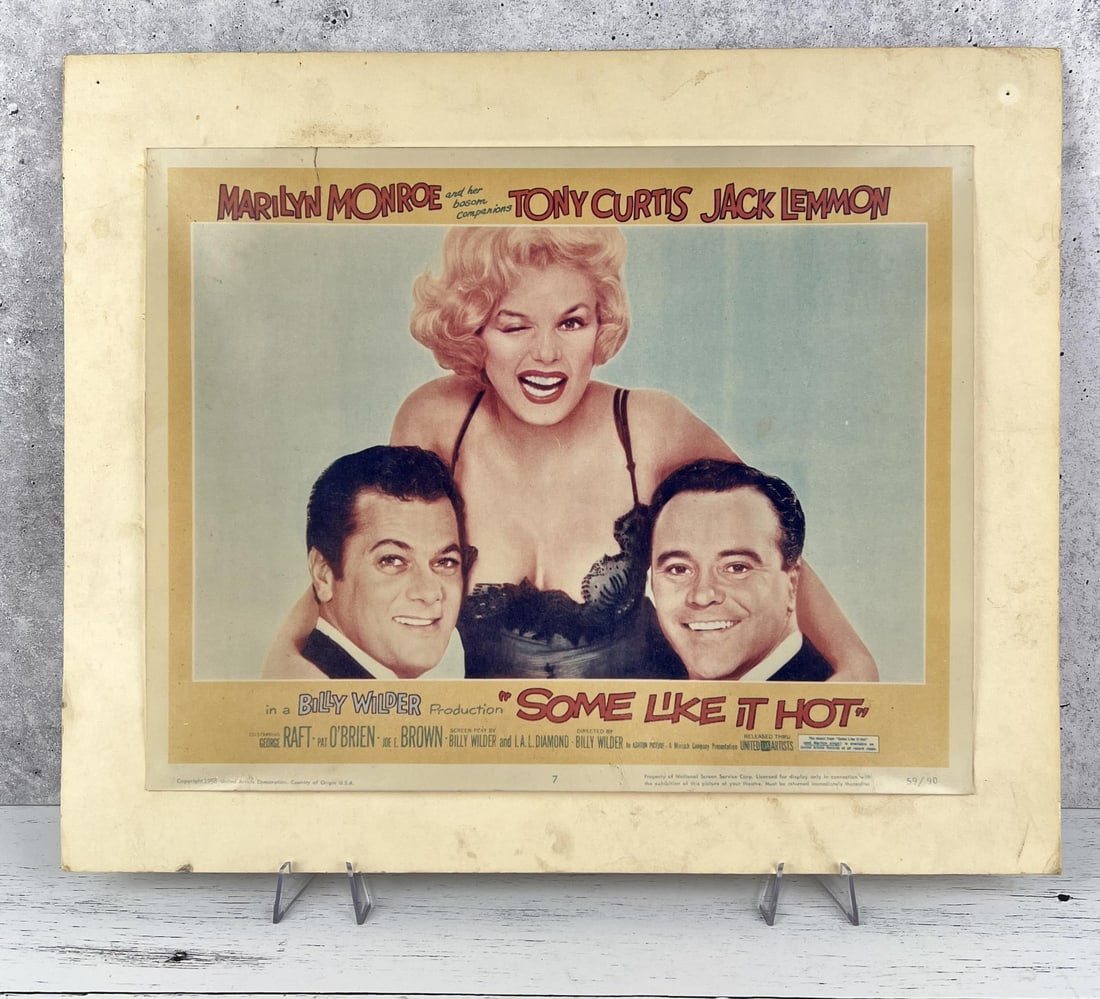 Marilyn Monroe Some Like it Hot Lobby Card (1 of 5)