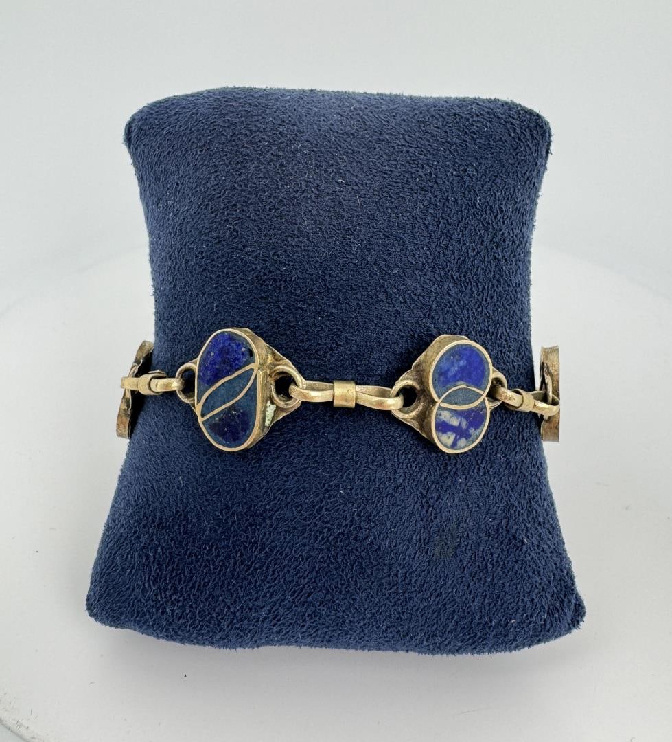 Lapis Lazuli Link Bracelet (1 of 4)