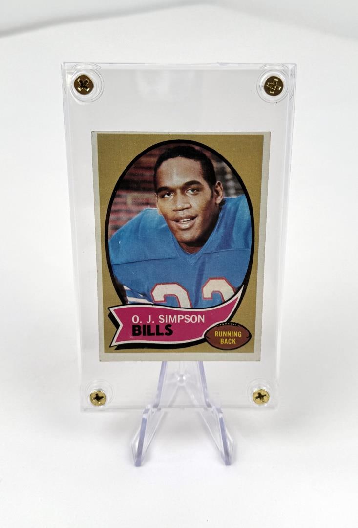 1969 Topps OJ Simpson 90 Football Rookie Card (1 of 4)