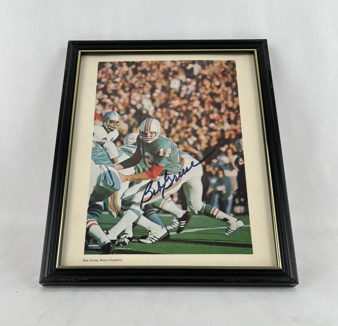 Bob Griese Miami Dolphins Autographed Photo (1 of 3)
