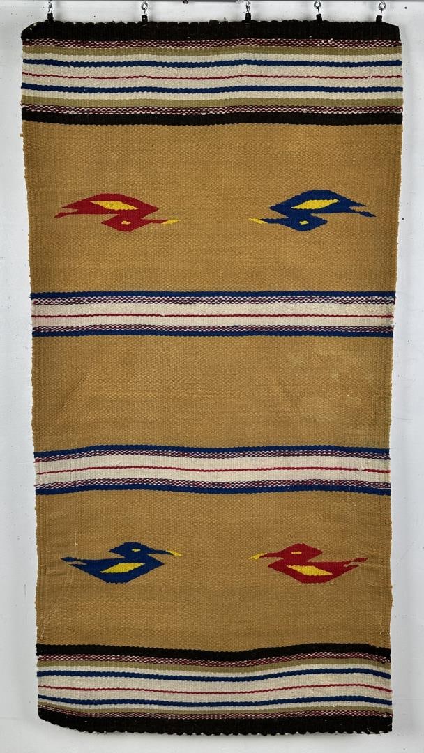 Chimayo Native American Indian Saddle Blanket (1 of 5)