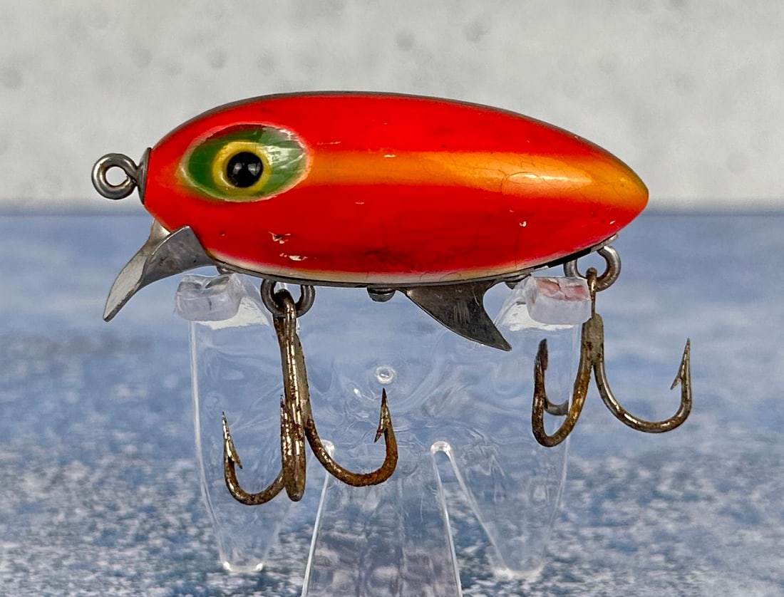 Clark's Water Scout Wood Fishing Lure: Rainbow color.