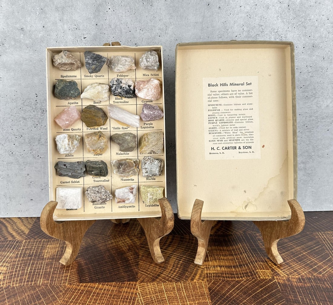 H. Carter Black Hills Mineral Set (1 of 6)