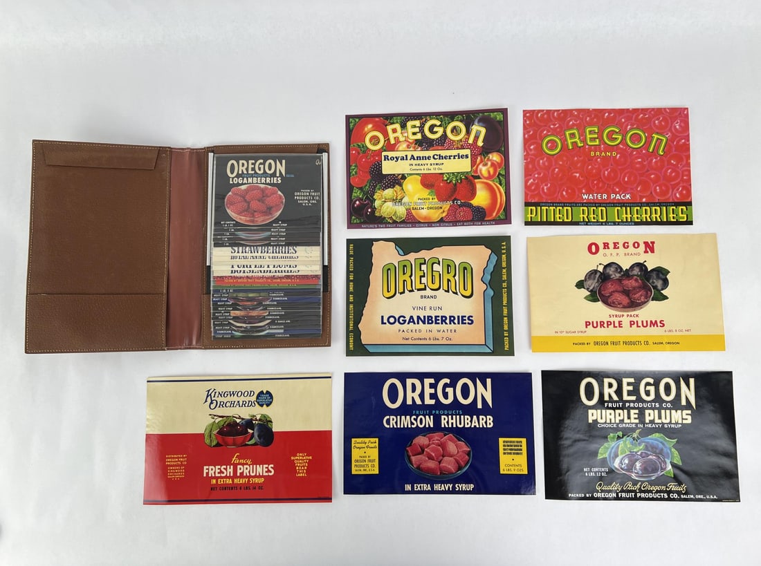 Oregon Salesman Sample Fruit Can Labels (1 of 10)