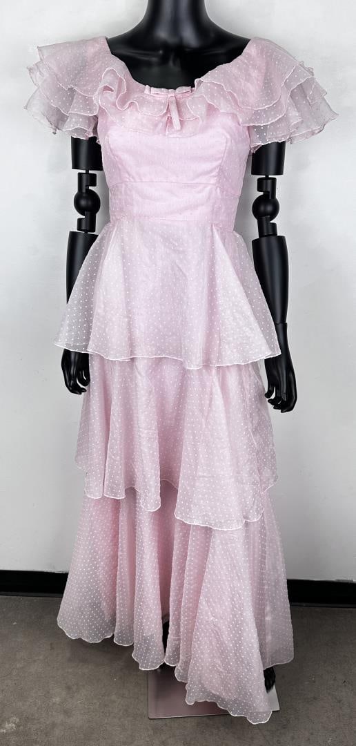 Vintage Sylvia Ann Princess Maxi Dress: Size 8