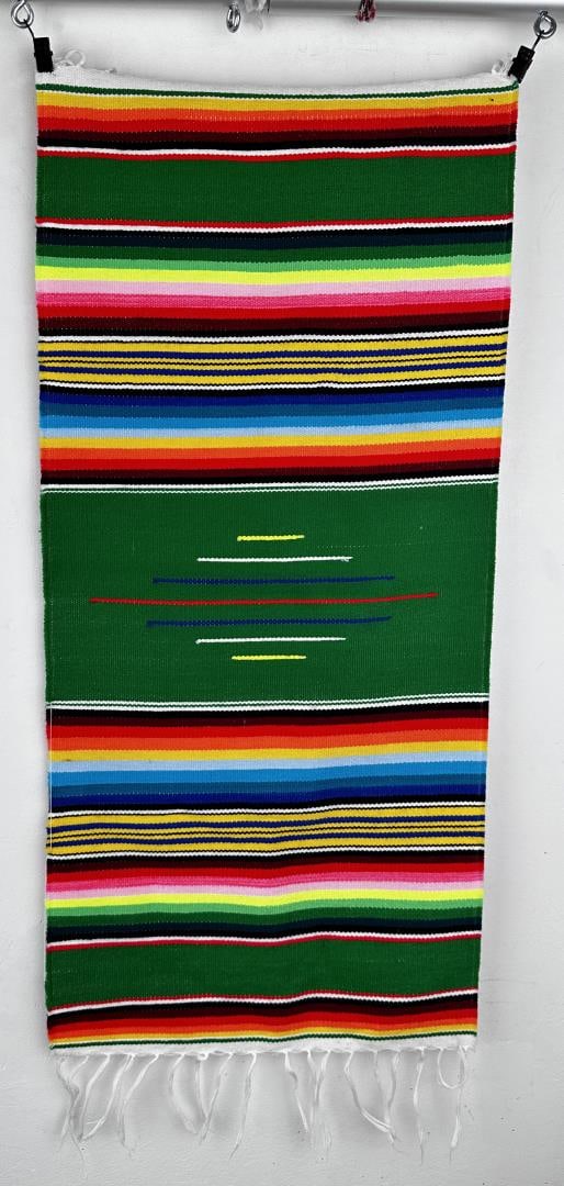 Mexican Wool Serape Saltillo Blanket (1 of 3)