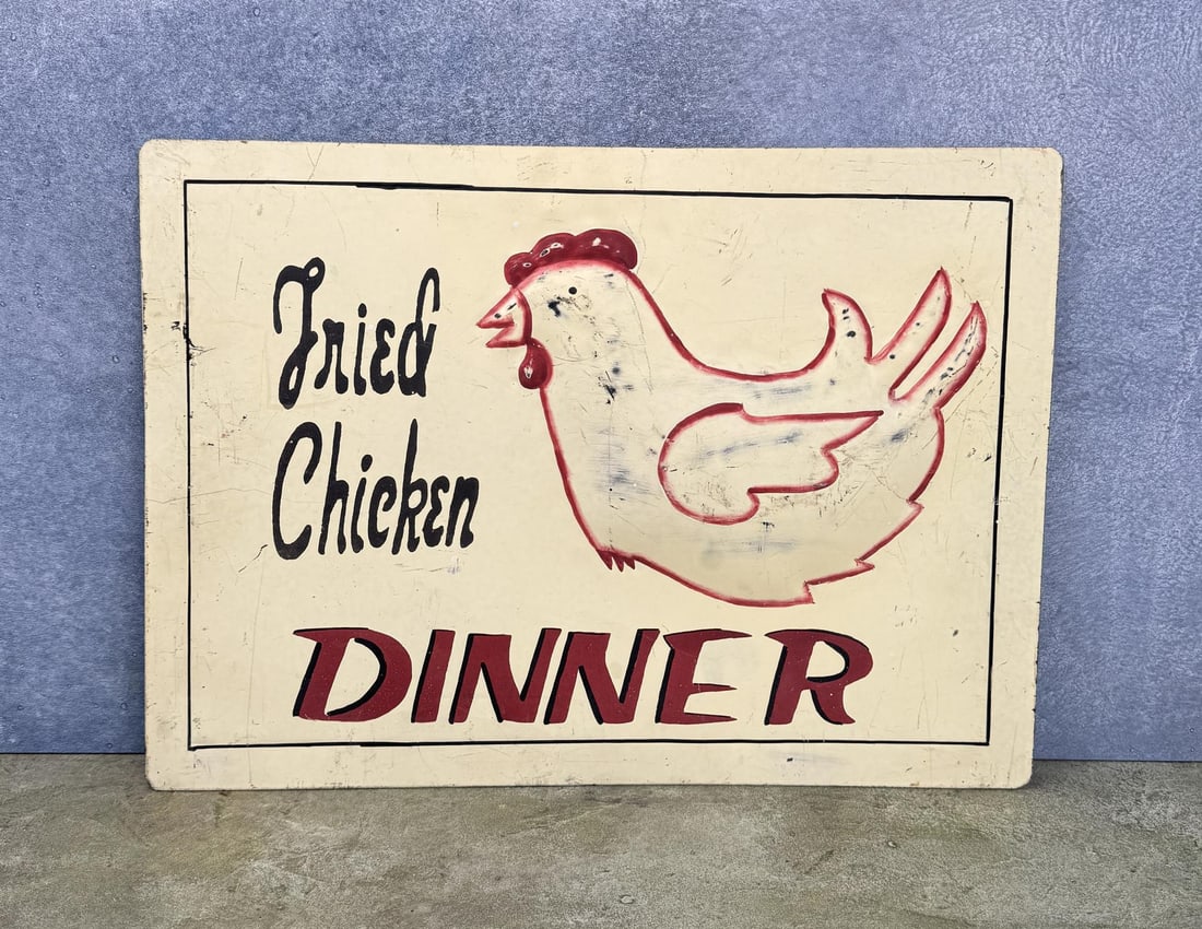 Fried Chicken Dinner Metal Sign (1 of 3)