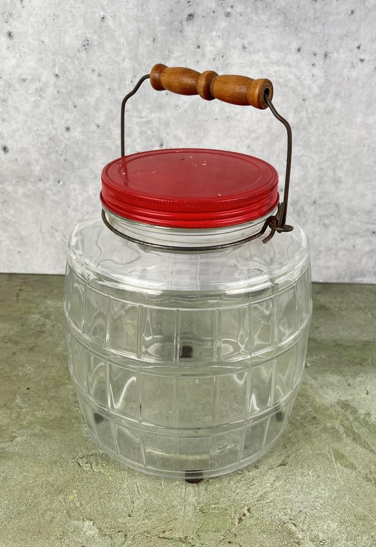 Antique Country Store Pickle Barrel Jar (1 of 7)