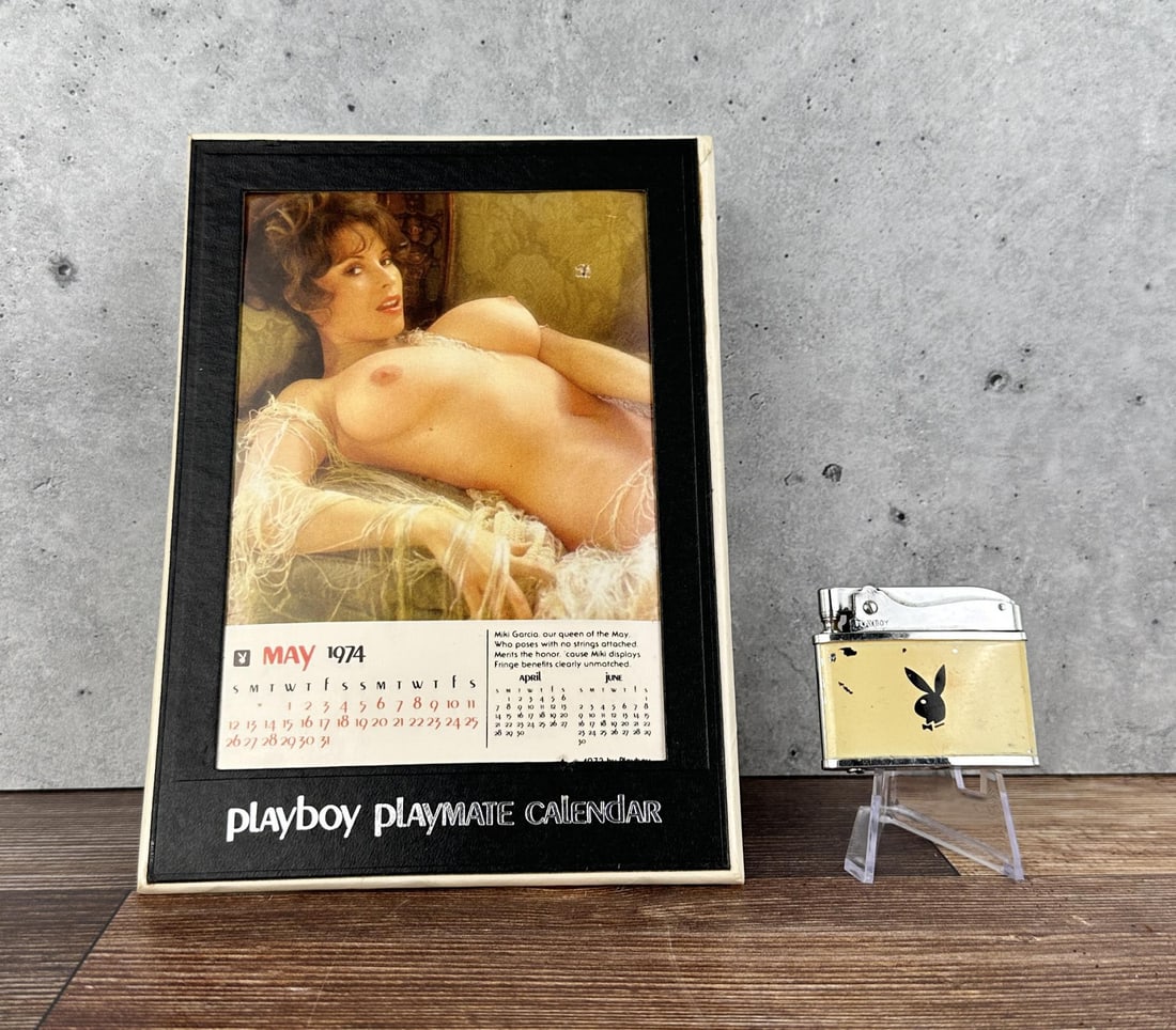 1974 Playboy Playmate Calendar & Lighter (1 of 10)