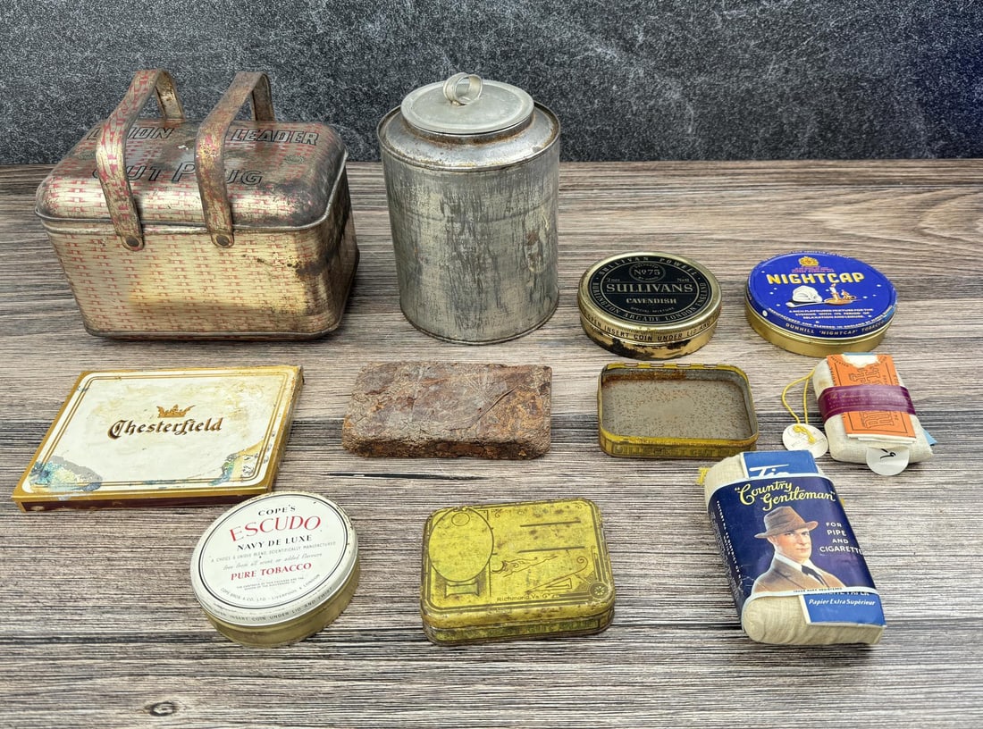 Collection of Tobacco Tins and Ephemera (1 of 5)