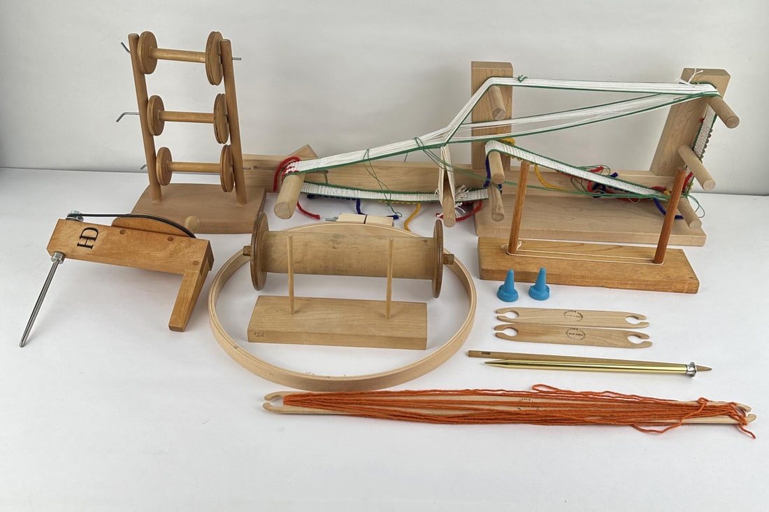 Collection of Loom Weaving Parts (1 of 8)