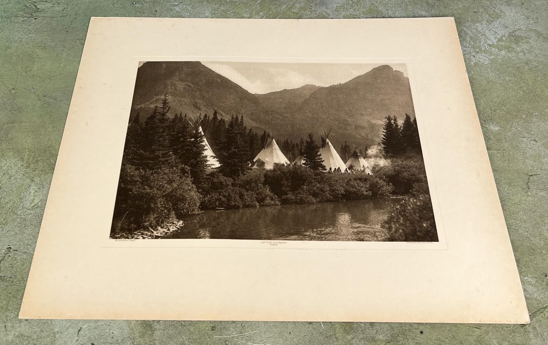 Up the Cutbank Piegan Roland Reed Photogravure (1 of 6)