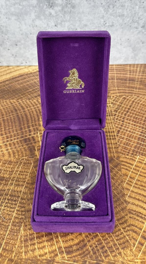Guerlain Shalimar Perfume Bottle with Box: Empty