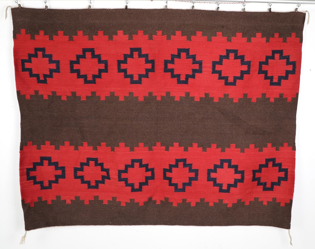 Navajo Indian Late Classic Manta Blanket Rug (1 of 14)