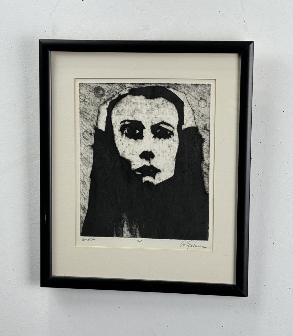 Amy Scherer Greta Woodblock Print (1 of 6)