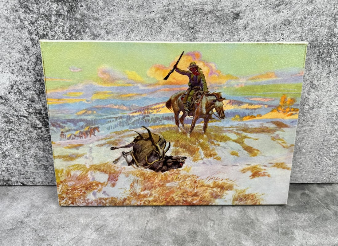 Charles M Russell Giclee Print on Canvas (1 of 5)
