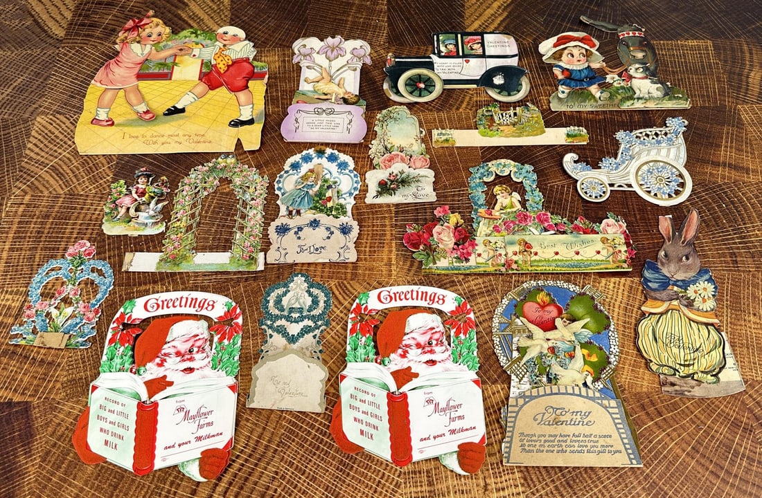 Antique German Die Cut Cards (1 of 13)