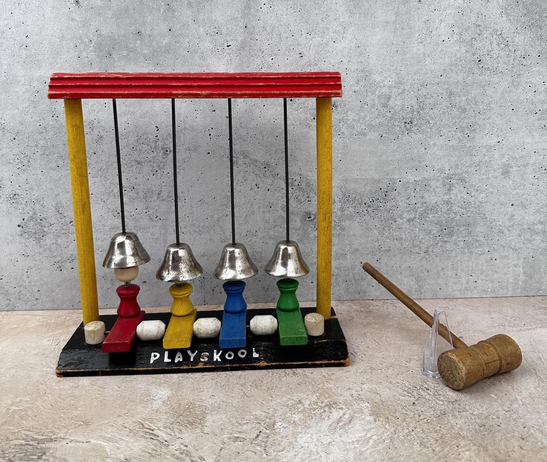 Playskool Wood Bell Toy: Nice set.
