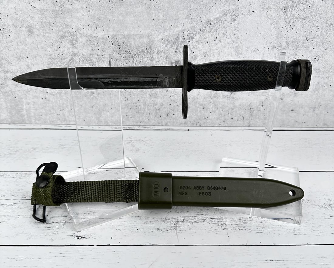Vietnam War M7 BOC M16 Bayonet: M10 scabbard